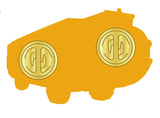 Royal Engineers M3 Amphibious Rig Pontoon Vehicle Lapel Pin