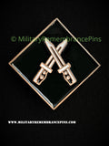 Section Commanders Battle Course Trade Patch Lapel Pin