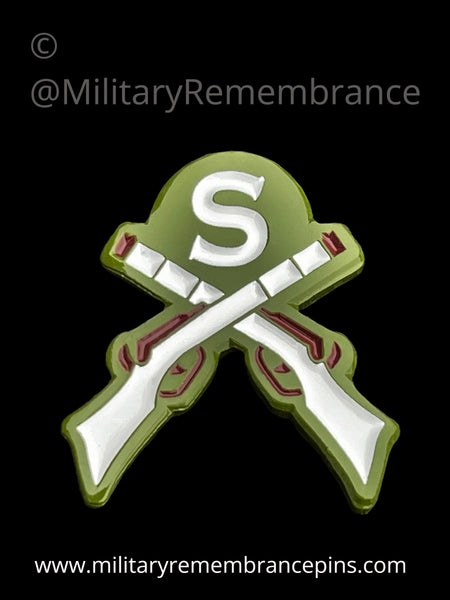 Sniper Marksman Trade Patch Lapel Pin – Military Remembrance Pins