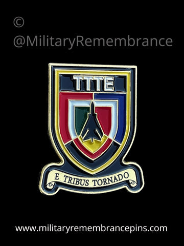 Tri-National Tornado Training Establishment Colours Lapel Pin