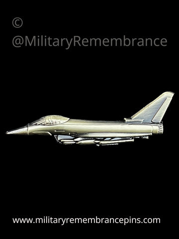 Euro-Fighter Typhoon Aircraft Lapel Pin