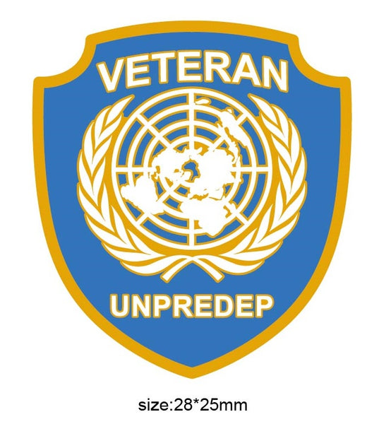 United Nations UN UNPREDEP Shield Lapel Pin – Military Remembrance Pins