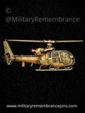 Westland Gazelle Helicopter Lapel Pin