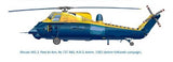 Westland Wessex 3 HAS Mk3 Helicopter Lapel Pin